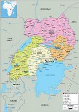 Uganda covers an area of 241,551 km², making it slightly smaller than the uk, or slightly smaller than the u.s. Uganda Map (Political) - Worldometer