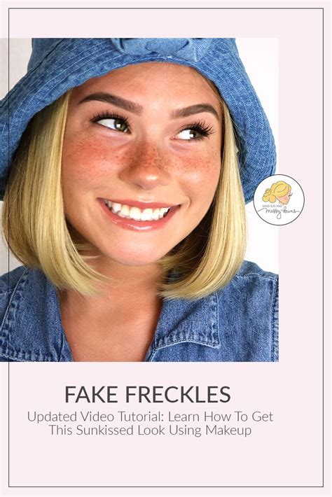 How To Do Fake Freckles Makeup Updated Wvideo Sand Sun And Messy