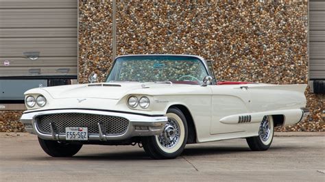 This is the thunderbird convertible top model that became synonymous with john f. 1958 Ford Thunderbird Convertible | T256.2 | Kissimmee 2021