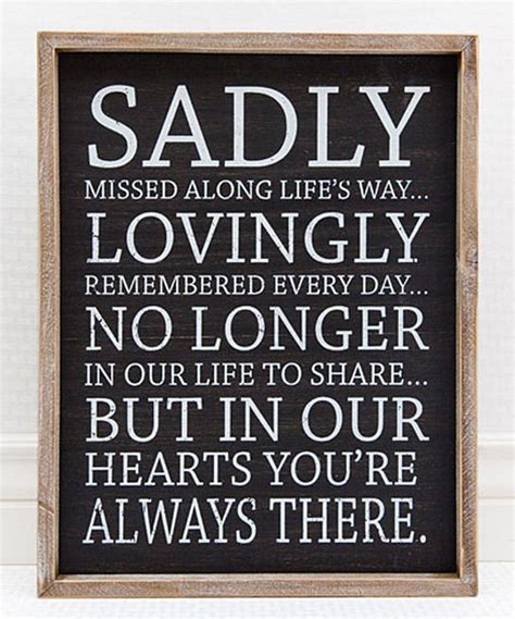 Look At This Sadly Missed Framed Wall Sign On Zulily Today