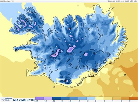 Temperatures To Go Up This Weekend In Iceland Iceland Monitor