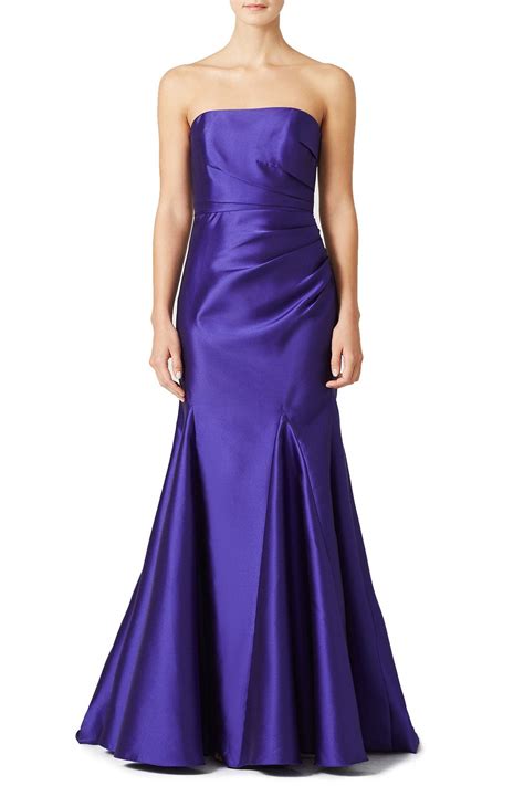 Rent Amethyst Mikado Gown By Badgley Mischka For 100 120 Only At