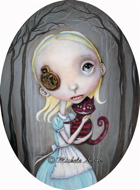 Pop Surrealism Alice In Wonderland Art Print 350 Etsy Китайская