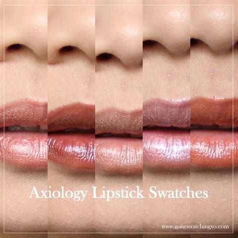 Axiology Lipstick Review Swatches Artofit