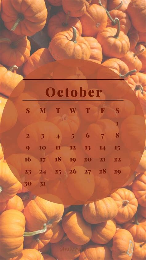 100 Printable October Calendar Ideas Free Calendars 2022 Shuteye