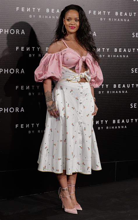Rihanna Loses Us At The Fenty Beauty Launch In Madrid