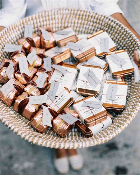 Wedding gift ideas for guests, still known today as wedding favors, are popular all across the globe, but particularly in the united states and canada. 50 Creative Wedding Favors That Will Delight Your Guests ...