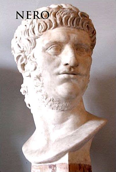 Nero Roman Emperors Busts Statues Information Coins Maps Images