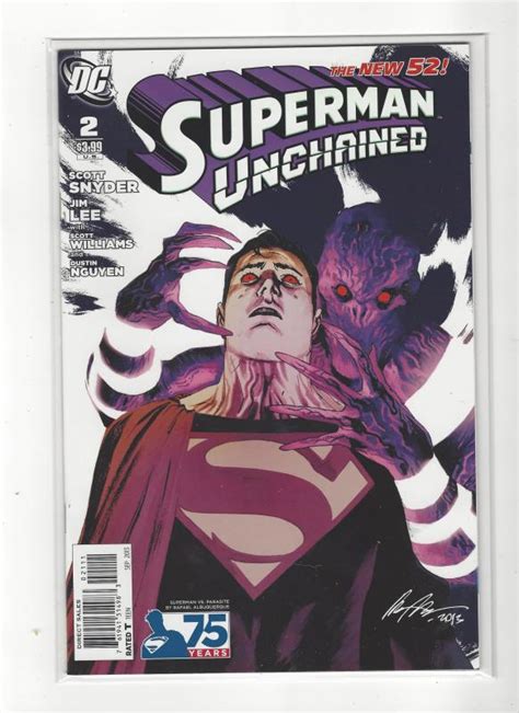 Superman Unchained 2 Dc Comics New 52 75 Anniversary Variant Nm