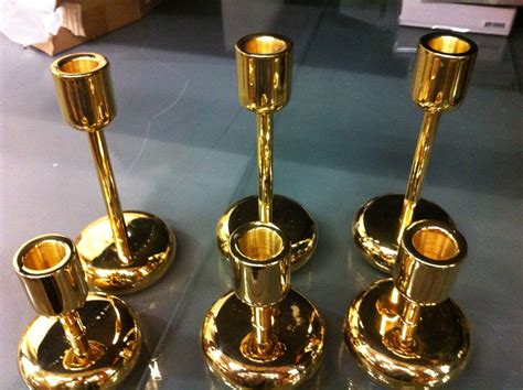 gold candle holders | Gold candle holders, Gold candles, Candle holders