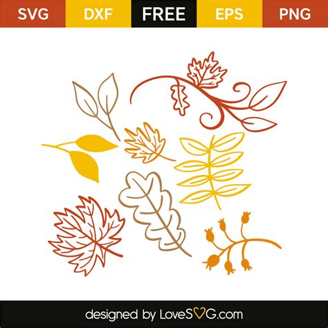Fall leaves | Lovesvg.com