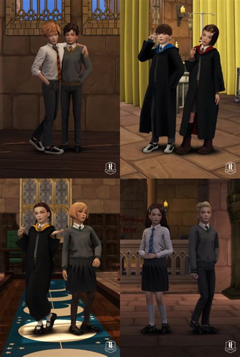 The Sims 4 Hogwarts Uniform For Children