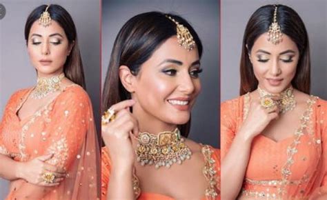 Hina Khan Real Wedding Pictures Hina Khan With Latest Wedding Jewellery Page 6 Of 10