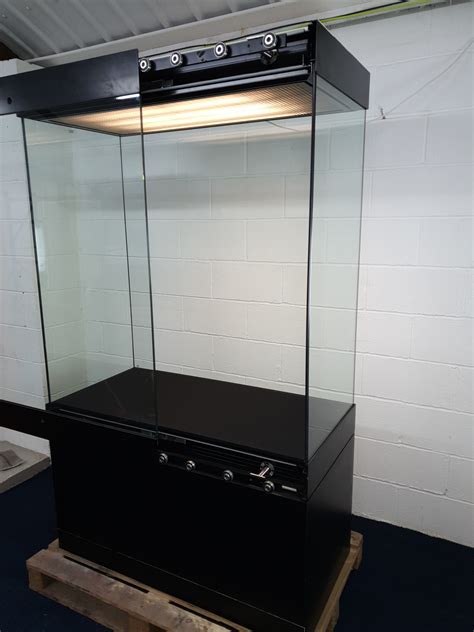 Museum Grade Secured Showcase Laminated Glass Display Cabinet
