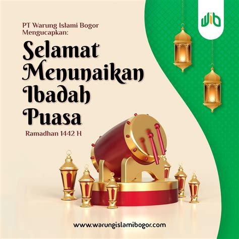 Selamat Menunaikan Ibadah Puasa Ramadhan 1442 H Warung Islami Bogor
