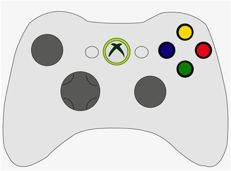 Joystick Clipart Xbox Logo Easy To Draw Xbox Controller Transparent