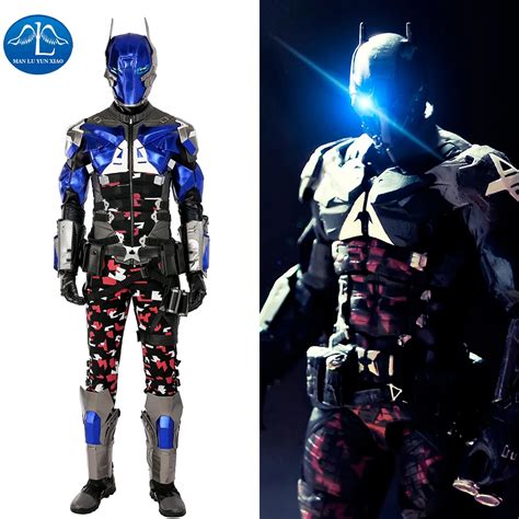 Manluyunxiao Hot Game Batman Costume Arkham Knight Cosplay Costume