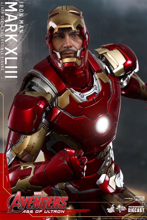 In iron man 3, tony stark built an assortment of iron man suits — a little over 30 in total — as a coping method to distract himself from anxiety, an assemblage of technology known as the iron legion, but the mk. Hot Toys' Avengers: Age of Ultron Iron Man Suit Revealed