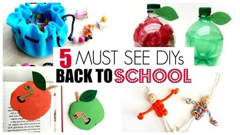 5 Fun Back To School Diy Ideas Must Try Diy Back To School Supplies