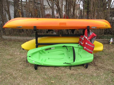 How To Make An Outdoor Kayak Storage Rack Steps Instructables