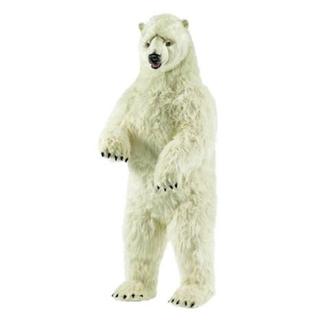 Polar Bear Giant Stuffed Animal Life Sized Standing Polar Bear Plush