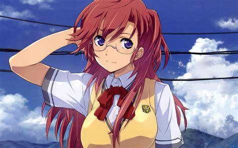 The Girl With Glasses Anime Waiting For You In The Summer