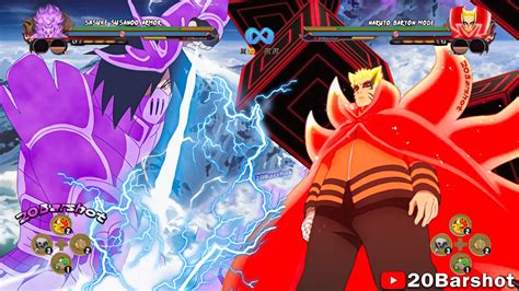 Naruto Epic Baryon Mode Vs Sasuke Susanoo Armor Naruto Shippuden