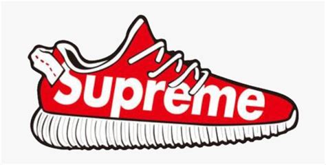 Supreme Fashion Sneakers Shoes Supreme Clipart Transparent Cartoon