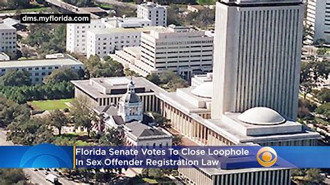 florida senate votes to close loophole in sex offender registration law youtube