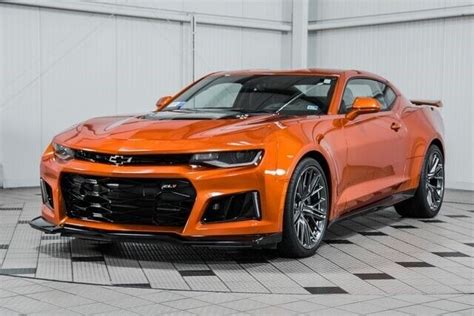 2023 Chevrolet Camaro Zl1 0 Miles Vivid Orange Metallic 2d Coupe 62l