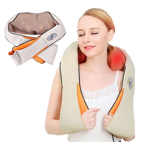 2017 Home And Car Dual Use Infrared Cervical Massage Shawls Pillow Shiatsu Kneading Neck And