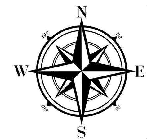 The compass ros nautical star from house sensations exceeded expectations in quality. Compass Vinyl #vinyl #walldecal #compass #decal #art #nautical #star #decor | Compass tattoo ...