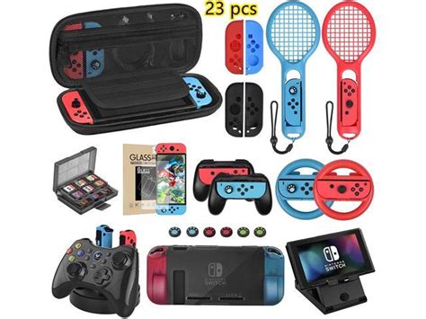 Welwel Accessories Bundle Compatible With Nintendo Switch Accessories