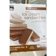 Food Lion Ice Cream Sandwiches Mini Chocolate Calories Nutrition Analysis More Fooducate