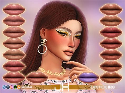 Julhaos Cosmetics Lipstick 30 The Sims 4 Catalog