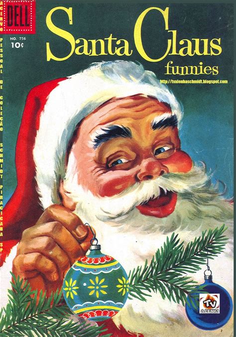 Tv A Lenha E O Viajante Do Tempo Gibis Antigos Classic Comics Santa Claus Funnies Nº 756