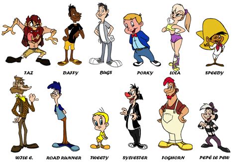 Looney Tunes Characters Humanized By Marcellsalek 26 On Deviantart