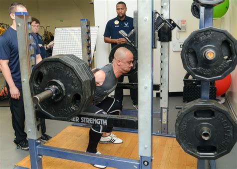 Powerlifters Muscle Up During Competition Edwards Air Force Base