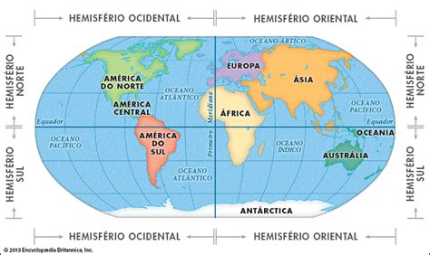 Mapa Hemisferio