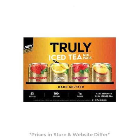 Truly Hard Seltzer Iced Tea Variety Pack Spiked And Sparkling Water