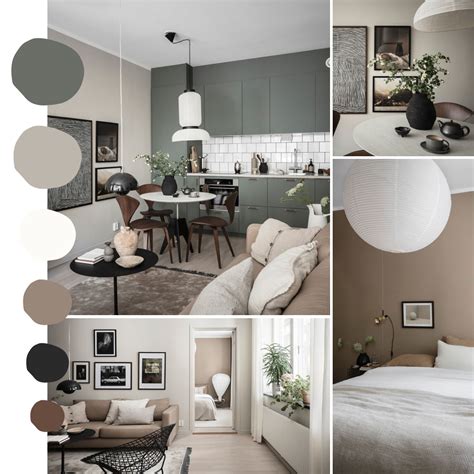 Six Interiors One Color Palette Nordic Design
