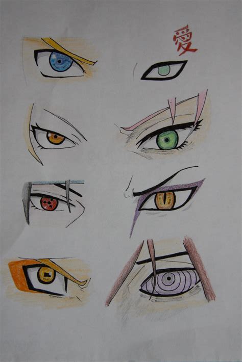 Naruto Anime Eyes Just A Few Lines Yet These Anime Eyes