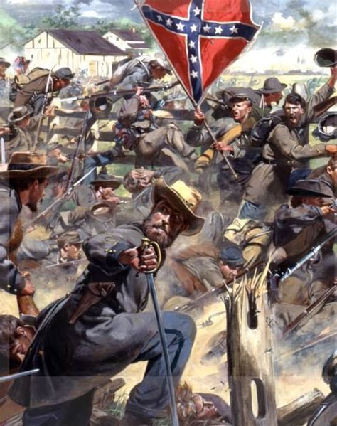 July 3rd 1863 Battle Of Gettysburg The Forlorn Attack On Cemetery