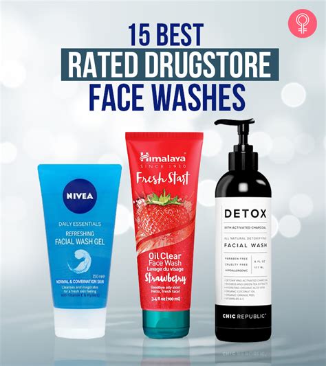 15 best drugstore face washes that suit your skin 2023
