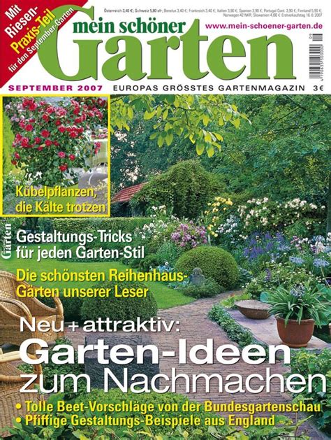 Mein schöner garten is europe's largest garden magazine and stands for over 40 years of editorial competence and profound expertise in a print run of 400,000 copies. Mein schöner Garten XL - Abo.ch