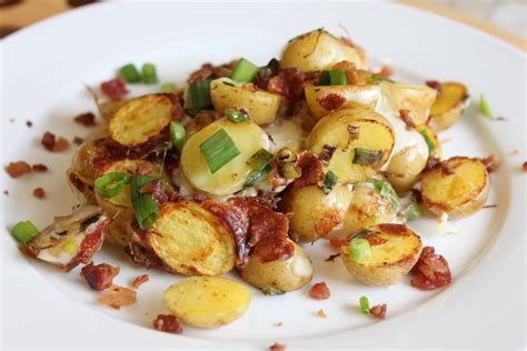 Breakfast Potatoes With Bacon Cheese And Scallions Created By Diane