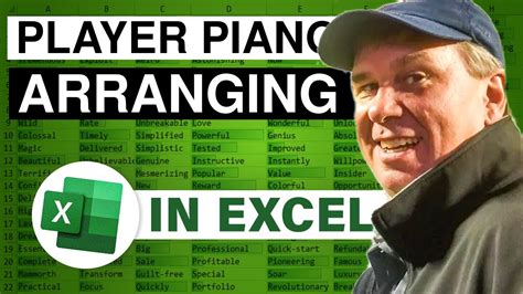 MrExcel Favorite Excel Spreadsheet Arranging Player Piano Rolls YouTube