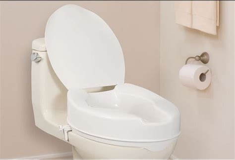 Elongated Raised Toilet Seat By Aquasense