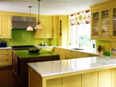 20 Modern Kitchens Decorated In Yellow And Green Colors Kitchen