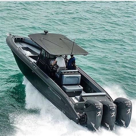 Midnight Express 39 And Triple Seven Marine All Black Fast Boats Cool
